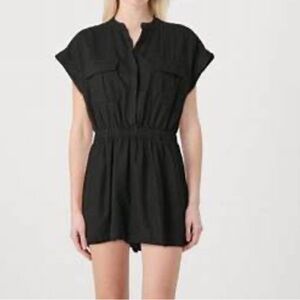 GAP Black Utility Romper – Size M